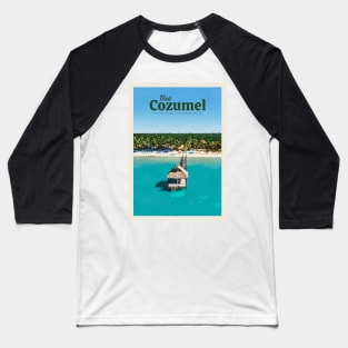 Visit Cozumel Baseball T-Shirt